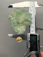 Load image into Gallery viewer, Luminous Mint Apophyllite with Glittering Druzy Sugar Quartz – India