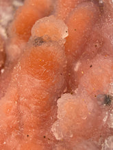 Load image into Gallery viewer, “Goblin Chalcedony” Pink & Orange Druzy Botryoidal Stalactites — Tichka Massif, High Atlas, Morocco