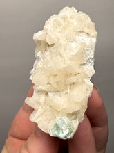 Load image into Gallery viewer, High-Grade Gemmy Green Apophyllite on White Stilbite & Apophyllite | Deccan Traps, Maharashtra, India