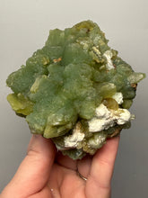 Load image into Gallery viewer, High-Grade Green Heulandite on Peach Stilbite Crystal Cluster | Deccan Traps, Maharashtra, India | Collector Mineral Specimen