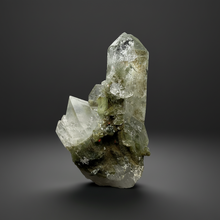 Load image into Gallery viewer, Chlorite-Included Quartz Cluster (Green Phantom Quartz) | Pakistan Mineral Specimen