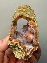 Load image into Gallery viewer, “Goblin Chalcedony” Pink & Orange Druzy Botryoidal Stalactites — Tichka Massif, High Atlas, Morocco