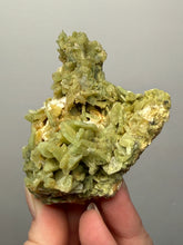 Load image into Gallery viewer, High-Grade Green Heulandite on Peach Stilbite Crystal Cluster | Deccan Traps, Maharashtra, India | Collector Mineral Specimen