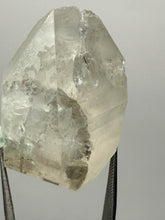 Load image into Gallery viewer, Mint Green Tourmaline on Double Terminated Clear Quartz Crystal | Pegmatite Mineral Specimen from Pakistan