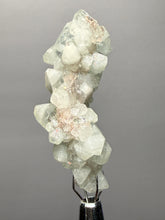 Load image into Gallery viewer, High-Grade Mint Apophyllite on Red Heulandite Stalactite (Deccan Traps, India)