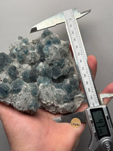 Load image into Gallery viewer, Premium Natural Blue Fluorite on Quartz Matrix
Collector Mineral Specimen – Inner Mongolia, China
Xianghualing Mine, Hunan Province, China