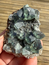 Load image into Gallery viewer, Rare Tenebrescent Color-Changing Cubic Fluorite | Hidden Forest Pocket — Diana Maria Mine, Frosterley, Weardale, County Durham, England