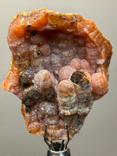 Load image into Gallery viewer, “Goblin Chalcedony” Pink and Red Druzy Botryoidal Stalactites — Tichka Massif, High Atlas, Morocco