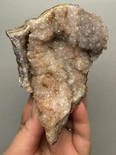 Load image into Gallery viewer, Natural Botryoidal Goethite on Druzy Amethyst Cluster | Collector Mineral Specimen | Morocco