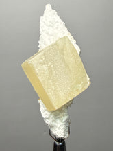 Load image into Gallery viewer, Rare Druzy Golden “Diamond” Calcite on Zeolite Matrix — Maharashtra, India | Collector Cabinet Specimen