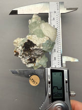 Load image into Gallery viewer, High-Grade Gemmy Green Apophyllite on White Stilbite | Deccan Traps, Maharashtra, India