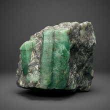 Load image into Gallery viewer, Emerald Variety Green Beryl on Matrix | Northern Bahia, Brazil | Collector Mineral Display Specimen