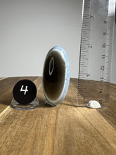 Load image into Gallery viewer, Lingam - Blue Opal with Chalcedony from India