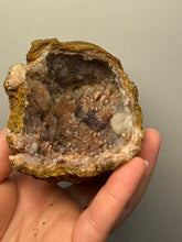 Load image into Gallery viewer, “Goblin Chalcedony” Pink & Orange Druzy Botryoidal Stalactites — Tichka Massif, High Atlas, Morocco