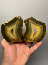 Load image into Gallery viewer, Premium Sumatra Agate Pair (Banded Chalcedony) Display Specimen | Indonesia