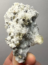 Load image into Gallery viewer, 2.7” New Find: Huanzala Mine Peru Sphalerite + Chalcopyrite + Apatite + Calcite + Quartz | Collector Display Specimen