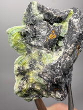 Load image into Gallery viewer, High-Grade Green Wavellite Collectors Specimen - Radiating Botryoidal Crystal Formation - Arkansas, USA