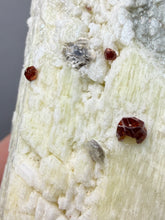 Load image into Gallery viewer, High-Grade Naturally Faceted Red Spessartine Garnet on Matrix — Skardu, Pakistan