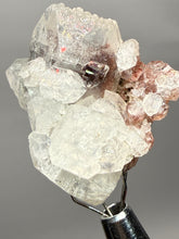 Load image into Gallery viewer, Lustrous Apophyllite over Red Heulandite (Zeolite Pocket) — Deccan Traps, Maharashtra, India