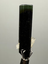 Load image into Gallery viewer, Dark Green Cap Stak Nala Tourmaline and Cleavelandite – Haramosh Mountains, Pakistan | Thumbnail Specimen