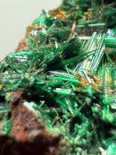 Load image into Gallery viewer, Brochantite Collector Mineral Specimen – Vivid Green Copper Crystals from Morocco