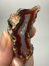 Load image into Gallery viewer, Polished Malawi Agate Half – High-Grade African Banded Agate Display Specimen