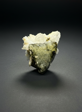 Load image into Gallery viewer, Dark Green Cap Stak Nala Tourmaline and Cleavelandite – Haramosh Mountains, Pakistan | Thumbnail Specimen