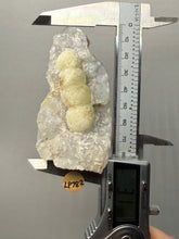 Load image into Gallery viewer, Rare Botryoidal Yellow Fluorite on Quartz Matrix Collector Mineral Specimen – Maharashtra, India