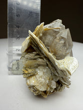 Load image into Gallery viewer, Silver Star Mica + Spessartine Garnet Origin: Shengus-Mine, Skardu, Pakistan