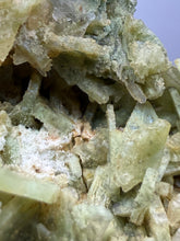 Load image into Gallery viewer, High-Grade Green Heulandite on Peach Stilbite Crystal Cluster | Deccan Traps, Maharashtra, India | Collector Mineral Specimen