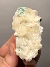 Load image into Gallery viewer, High-Grade Gemmy Green Apophyllite on White Stilbite & Apophyllite | Deccan Traps, Maharashtra, India