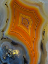Load image into Gallery viewer, Polished Malawi Agate Half – High-Grade African Banded Agate Display Specimen