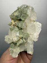 Load image into Gallery viewer, Chlorite-Included Quartz Cluster (Green Phantom Quartz) – Pakistan Mineral Specimen