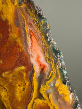 Load image into Gallery viewer, Pink Yellow Red Moroccan Agate | High Atlas Mountains •UNPOLISHED LAPIDARY SLAB