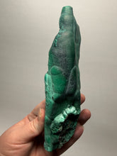 Load image into Gallery viewer, 7.1” High-Grade Malachite Stalactite “Cave” Formation | DR Congo | Mineral Collector Specimen