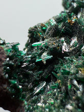 Load image into Gallery viewer, Brochantite Collector Mineral Specimen – Vivid Green Copper Crystals from Morocco