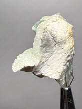 Load image into Gallery viewer, Luminous Mint Apophyllite with Glittering Druzy Sugar Quartz – India