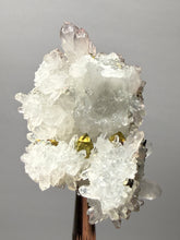 Load image into Gallery viewer, Chalcopyrite on Quartz Specimen | Borieva Mine, Madan Ore Field, Rhodope Mountains, Bulgaria