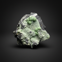 Load image into Gallery viewer, High-Grade Green Wavellite Collectors Specimen - Radiating Botryoidal Crystal Formation - Arkansas, USA