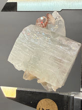 Load image into Gallery viewer, Lustrous Apophyllite over Red Heulandite (Zeolite Pocket) — Deccan Traps, Maharashtra, India
