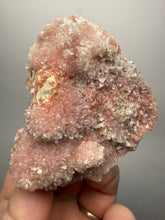 Load image into Gallery viewer, Druzy Red Stilbite Crystal Cluster on Stalactites from India | Collector Mineral Specimen