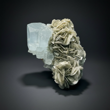 Load image into Gallery viewer, Premium Aquamarine with Mica on Matrix Collector Mineral Specimen – Nagar Valley, Pakistan