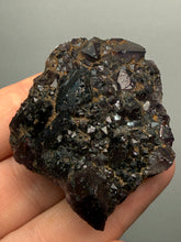 Load image into Gallery viewer, Premium Hematite-Phantom Deep Magenta Ametrine Cluster | Deccan Traps, India | Collector Mineral Specimen