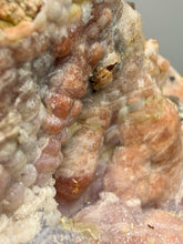 Load image into Gallery viewer, “Goblin Chalcedony” Pink & Orange Druzy Botryoidal Stalactites— Tichka Massif, High Atlas, Morocco