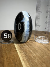 Load image into Gallery viewer, Lingam - Blue Opal with Chalcedony from India