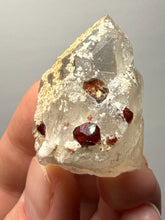 Load image into Gallery viewer, High-Grade Naturally Faceted Red Spessartine Garnet on Matrix — Skardu, Pakistan