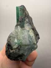 Load image into Gallery viewer, Emerald Variety Green Beryl on Matrix | Northern Bahia, Brazil | Collector Mineral Display Specimen