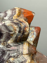Load image into Gallery viewer, Premium Hematite-Phantom Deep Magenta Ametrine Cluster | Deccan Traps, India | Collector Mineral Specimen