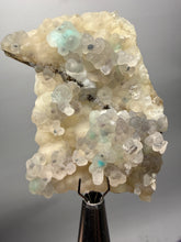 Load image into Gallery viewer, Blue-Green Chrysocolla in Botryoidal Chalcedony Cabinet Specimen | Indonesia