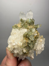 Load image into Gallery viewer, Chlorite-Included Quartz Cluster (Green Phantom Quartz) | Pakistan Mineral Specimen